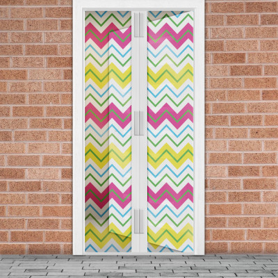 Perdea anti-tantari pt. usi cu inchidere magnetica- 100 x 210 cm &amp;bdquo;Zig-zag&amp;rdquo; Best CarHome foto