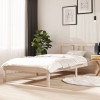 Gossi cadru de pat single, 90x190 cm, lemn masiv