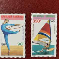 gabon - Timbre sport, jocurile olimpice 1984, nestampilate MNH