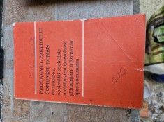 Programul partidului comunist rom&acirc;n vintage