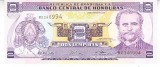 M1 - Bancnota foarte veche - Honduras - 2 lempiras - 2003