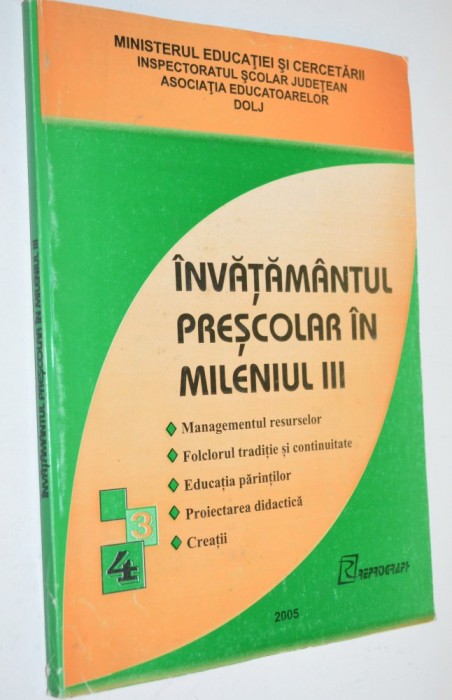 Invatamantul prescolar in mileniul III - 2005