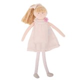 Papusa din bumbac - Roz pastel