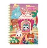 Cumpara ieftin Agenda cu spira Santoro Bangoberry, 16 x 21 cm, 192 pagni,Remi Ratonul