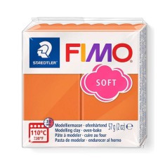 Pastă polimerică FIMO Soft 57g Portocaliu ars