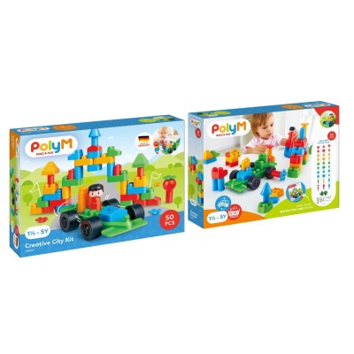 PolyM - Kit Orasul Creativ (50 piese) foto