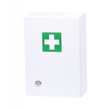 Dulap pentru medicamente si prim ajutor din lemn, 33x23x12cm, alba