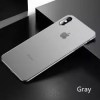 Husa cu spate transparent Hard Case For iPhone XS Max Gray, Gri