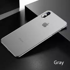 Husa cu spate transparent Hard Case For iPhone XS Max Gray foto