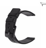 Curea piele compatibila Samsung Galaxy Watch Ultra2, telescoape Quick Release, Negru