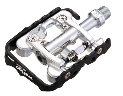 Pedale Wellgo Dual, SPD, aluminiu Cod:421530481RM foto