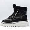 Ghete dama MBrands HI Tops, din material impermeabil lucios, imblaniti 37