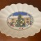 BOL MIC DIN PORTELAN FIN, CU DESEN DE CRACIUN- MARCAJ MIKASA BONE CHINA L14,5CM
