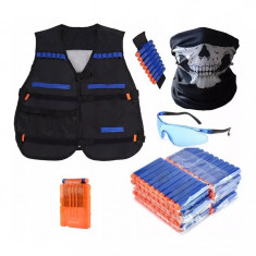 Set de joaca cu accesorii compatibile Nerf pentru copii, Gonga® Albastru/Portocaliu