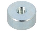 Magnet fix neodim 19N &Oslash;10mm H4,5mm oţel filet M3 ELESA GANTER