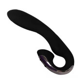 Vibrator Rihanna 12 Moduri Vibratii Silicon Negru 20 cm Mokko Toys