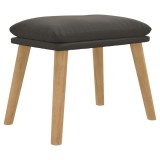 Cumpara ieftin Taburet, gri inchis, 45x29,5x35 cm, catifea