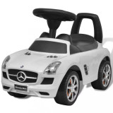 Masina pentru copii fara pedale Mercedes Benz Alb, vidaXL