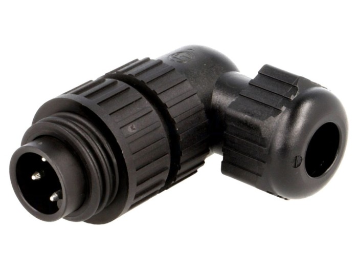 Conector circular tată IP67 4 pini