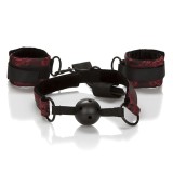 Calexotics-Scandal Gag cu Bilă Respirabilă și Cătușe-Silicon