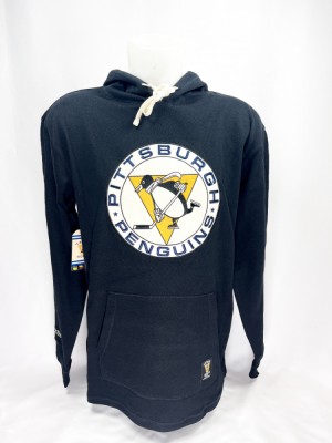 Pittsburgh Penguins hanorac de bărbați cu glugă Thermal Lightweight Hoodie Vintage Logo - M foto