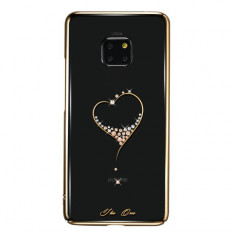 Husa Huawei Mate 20 Pro, Kingxbar Wish Series, Cristale Originale Swarovski, Gold foto