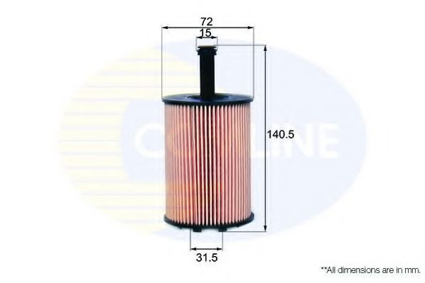 Filtru ulei AUDI A5 (8T3) (2007 - 2016) COMLINE EOF087