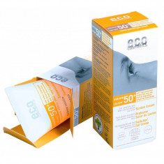 Crema bio cu protectie solara inalta FPS 50+, nuantata, Eco Cosmetics, 75ml foto