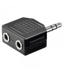Adaptor Jack 3.5 mm stereo la 2x 3.5 mm stereo mama Goobay foto