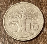C50 - Moneda foarte veche - Zimbabwe - 10 centi - 1980