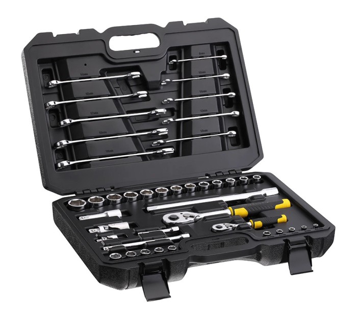 Stanley STMT82832-1 Set tubulare 1/4&quot;+1/2&quot;+ chei - 41 piese ProAdvanced PowerfulTools