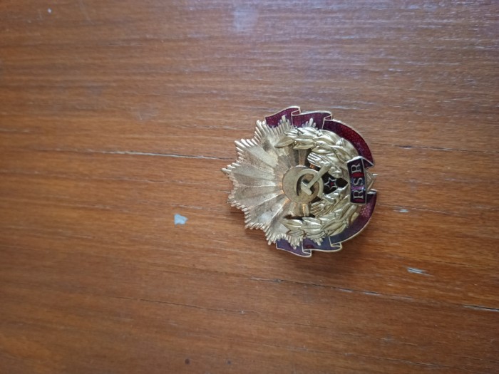 Insigna RSR ,EMAIL ROSU,AURITA