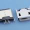 MUFA MICRO-USB 5PIN, INSTALARE PUSH-THROUGH, VERTICAL 614105150721 W&Uuml;RTH ELEKTRONIK