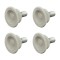 Picior pentru mobila &Oslash; 28 mm, filet M6 x 12 mm, gri, 4 buc / set