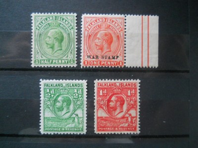 FALKLAND ISLANDS GEORGE V MH foto