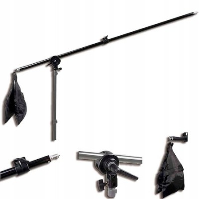 Brat macara extensibil de studio,special pentru luminile softbox,filet universal 1 4 foto