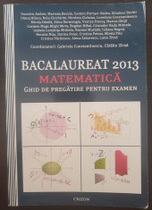 BACALAUREAT 2013 MATEMATICA GHID DE PREGATIRE -Constantinescu, Zirna foto