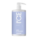 BEA136-100 Masca de par anti-yellow Natura Siberica ICE Keep my Blonde 750 ml