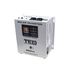 Invertor solar de la 24V la 230V 2600VA/1800W MPPT unda sinusoidala TED000293 SafetyGuard Surveillance foto