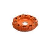 Disc sculptură Saburr Tooth pentru mini polizor &Oslash; 50 mm, alezaj 9,5 mm, granulație Foarte Aspă, cu găuri
