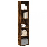 VidaXL Bibliotecă, stejar fumuriu, 40x30x189 cm, lemn prelucrat 857889