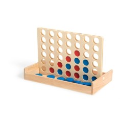 Joc de strategie 4 pe rand din lemn Moulin Roty
