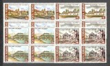Romania.1993 Cladiri istorice distruse bloc 4 ZR.890