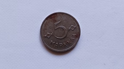 Finlanda -5 Markka 1952 foto