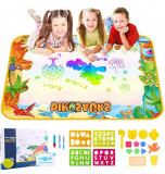 Covorasul Magic Drool Dino- 100x70cm - Jucarie educativa de colorat cu apa