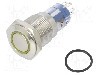 Intrerupator anti-vandalism, ON-(ON), &Oslash;16.2mm, BULGIN, MP0045/1E2AM012S