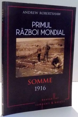 PRIMUL RAZBOI MONDIAL, SOMME 1916 de ANDREW ROBERTSHAW , 2017 foto