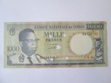 Congo(Republica Democrata) 1000 Francs 1964,bancnota anulata,produsul din imagini