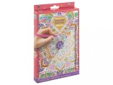 Set creativ DIY, Agenda cu strasuri, Diamond Painting, floare mandala, A5, Moxy