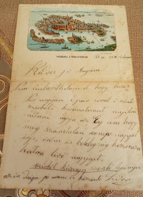 Act cu Litografie anu 1890 foto